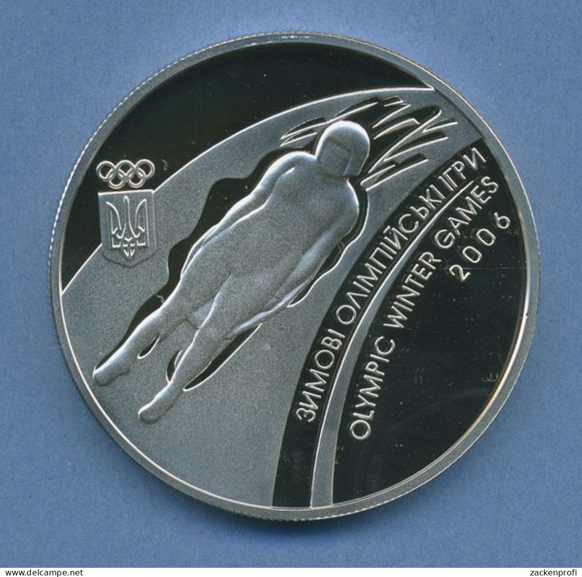 Ukraine 10 Hryven 2006, Silber, Olympische Winterspiele Turin KM 427 PP (m4238) - Ukraine