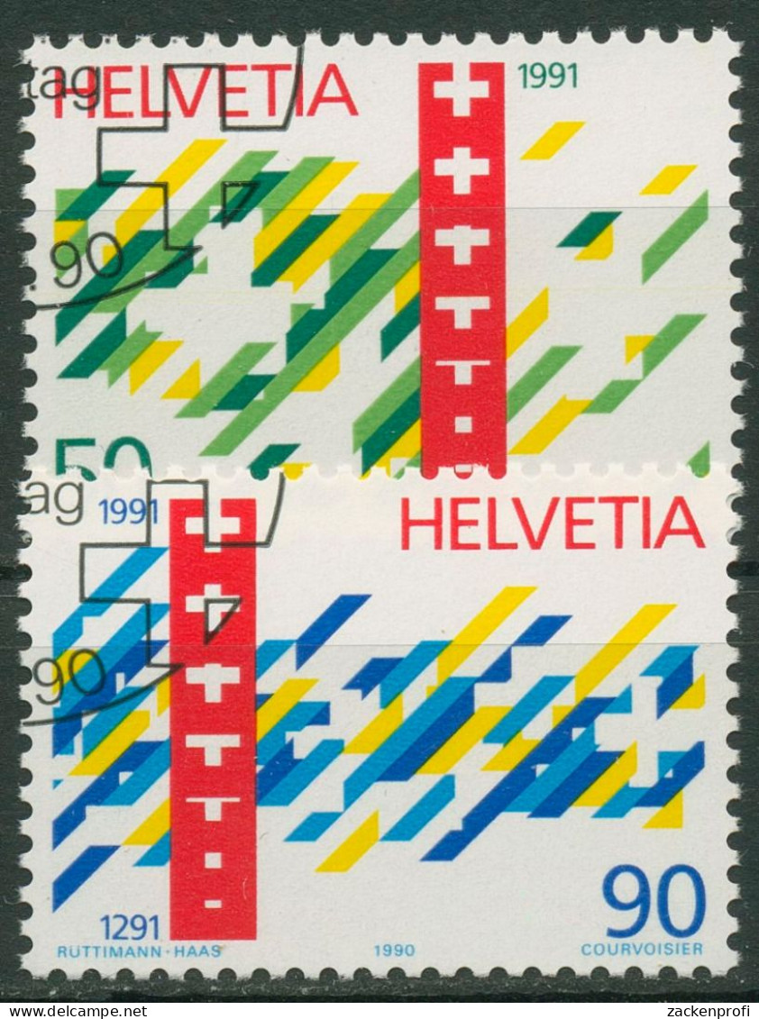 Schweiz 1990 Eidgenossenschaft 1421/22 Gestempelt - Oblitérés