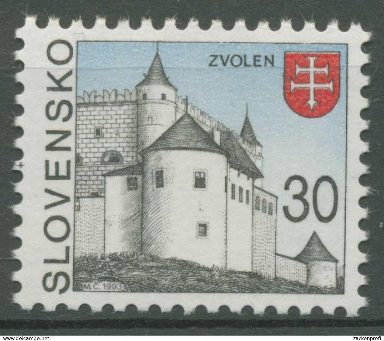 Slowakei 1993 Freimarken Städte 179 Postfrisch - Nuovi