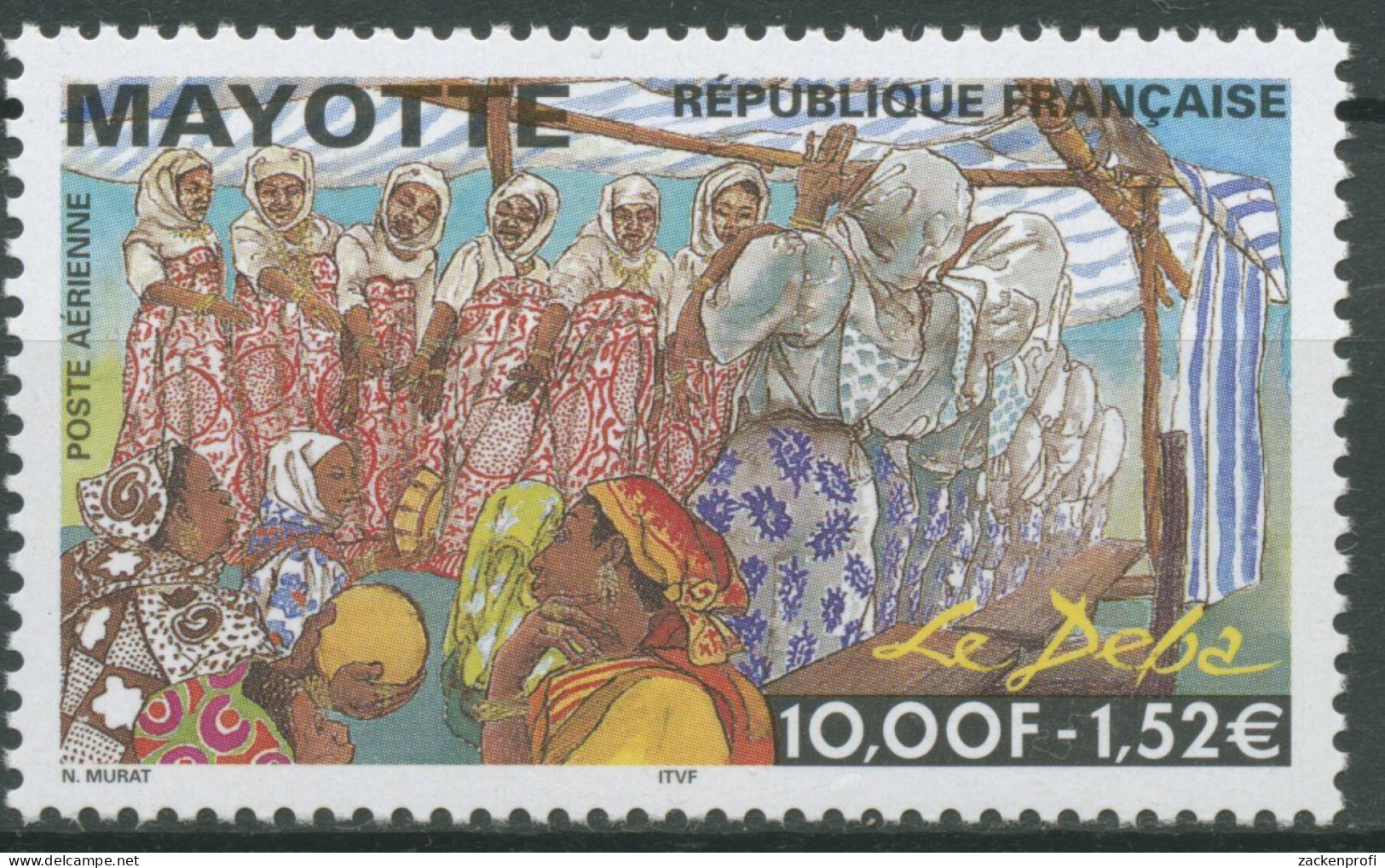 Mayotte 1999 Deba, Religiöse Gesangsgruppe 76 Postfrisch - Nuovi