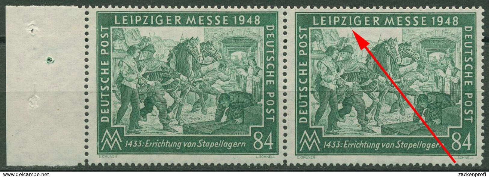 All. Besetzung 1948 Leipz. Messe Plattenfehler 968 II Postfrisch - Ungebraucht