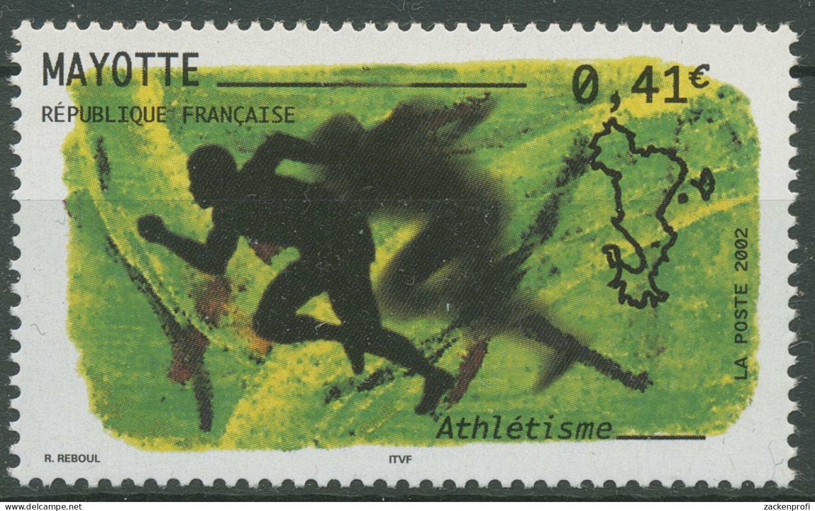 Mayotte 2002 Sport Leichtathletik Laufen 127 Postfrisch - Neufs