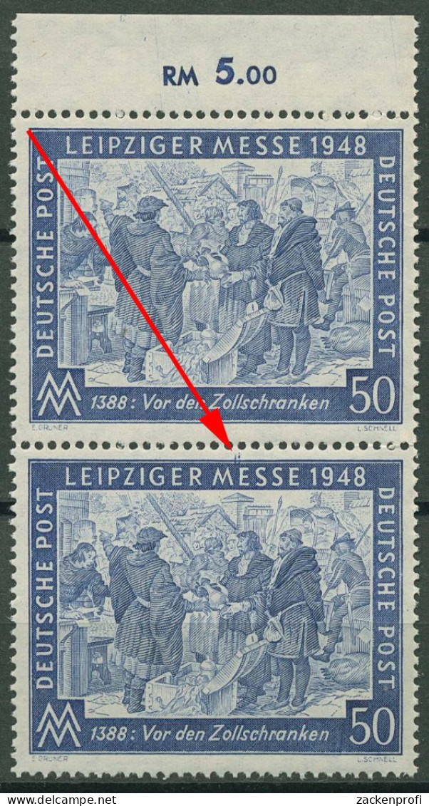 Alliierte Besetzung 1948 Leipziger Messe Mit Plattenfehler 967 IV Postfrisch - Mint