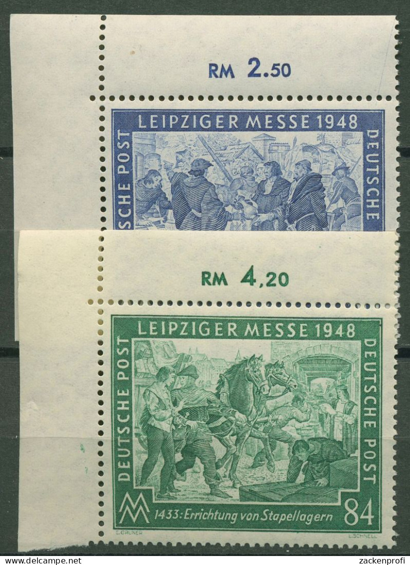 Alliierte Besetzung 1948 Leipziger Frühjahrsmesse 967/68 Ecke 1 Postfrisch - Nuovi