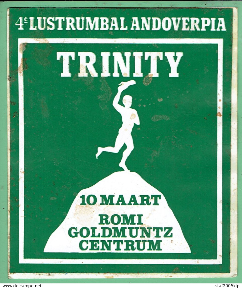 Sticker - 4° LUSTRUMBAL ANDOVERPIA - TRINITY - 10 Maart ROMI GOLDMUNTZ CENTRUM - Aufkleber