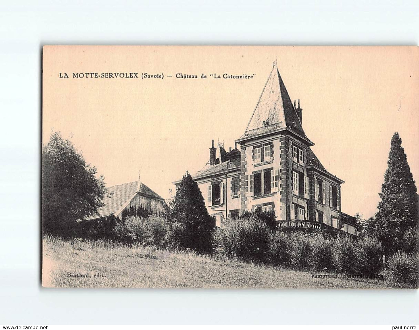 LA MOTTE SERVOLEX : Château De 'La Catonnière" - Très Bon état - La Motte Servolex