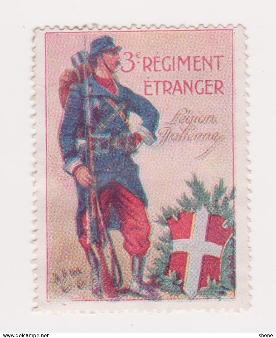 Vignette Militaire Delandre - 3ème Régiment étranger - Militario