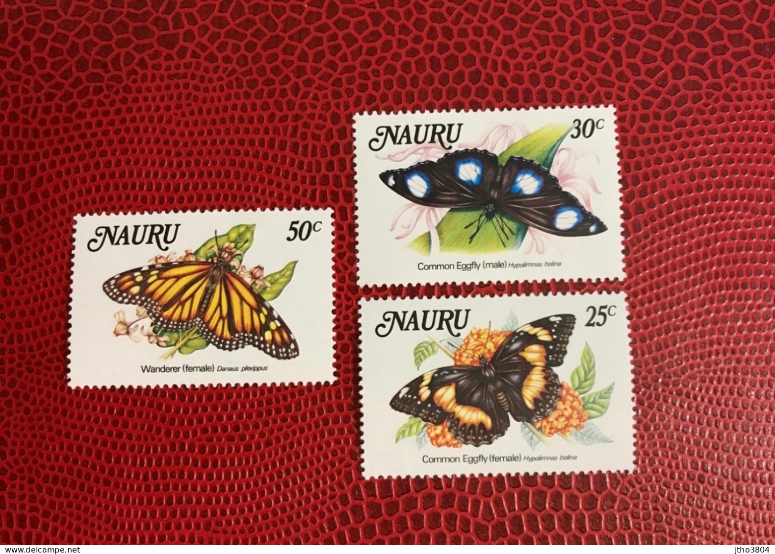 NAURU 1984 3v Neuf MNH ** YT 283 / 285 Mariposa Butterfly Borboleta Schmetterlinge Farfalla - Mariposas