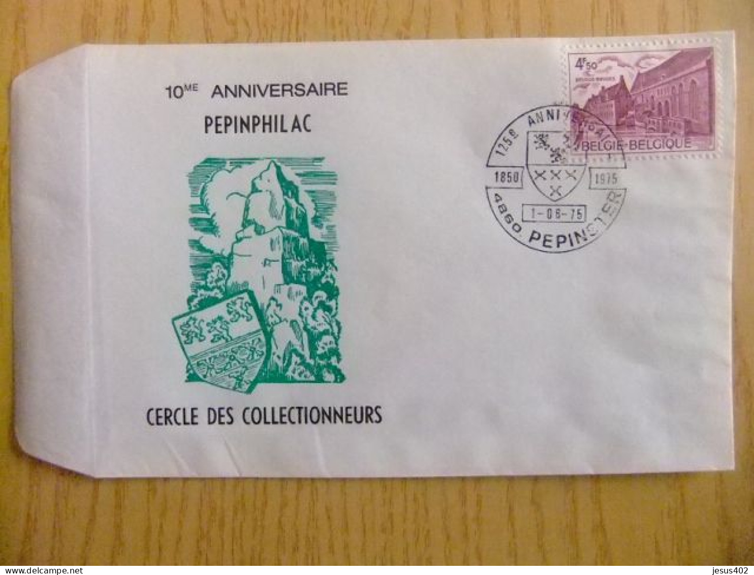 S4 BELGICA BELGIQUE FDC 1975 / ST. JANSHOSPITAAL TE BRUGGE / PEPINPHIAC / COB 1769 - Denkmäler