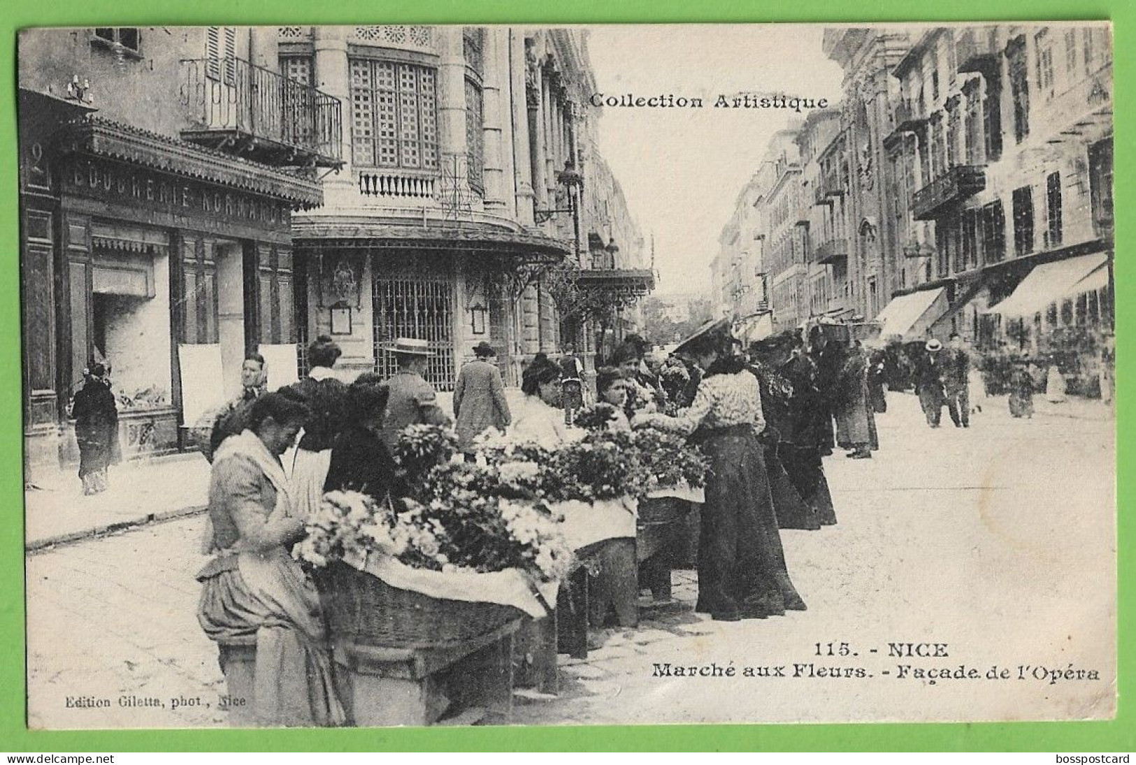 Nice - Marché Aux Fleurs - Façade De L' Opéra - France - Marchés, Fêtes