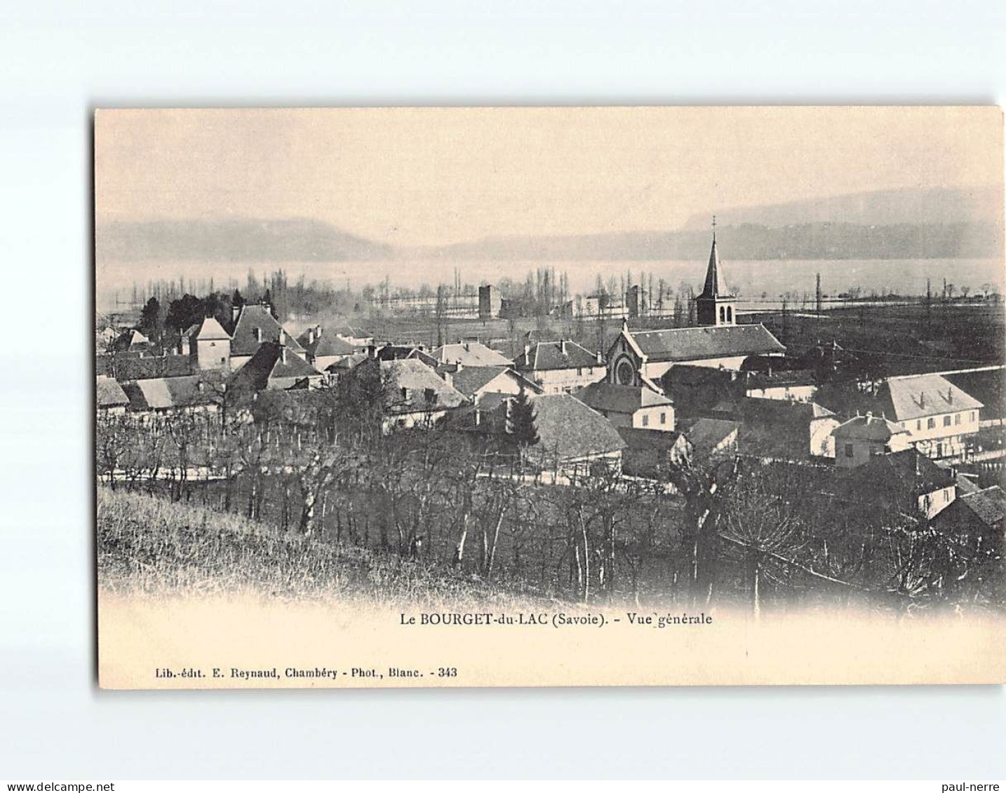 LE BOURGET DU LAC : Vue Générale - Très Bon état - Le Bourget Du Lac