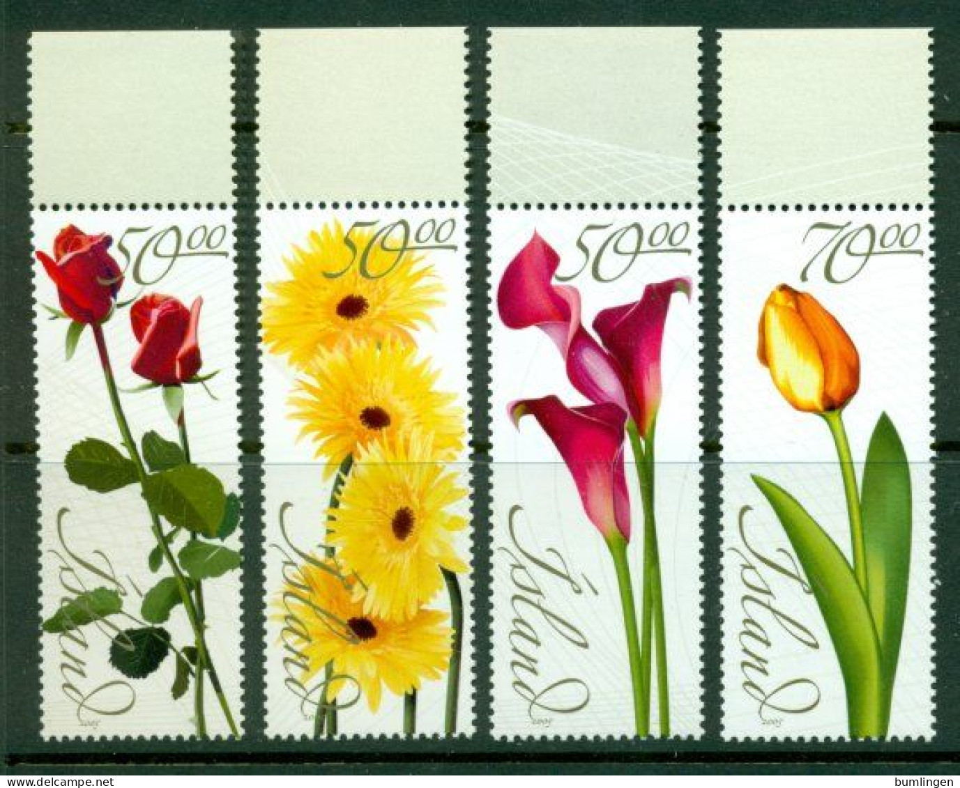 ICELAND 2005 Mi 1089-92** Flowers [B633] - Sonstige & Ohne Zuordnung