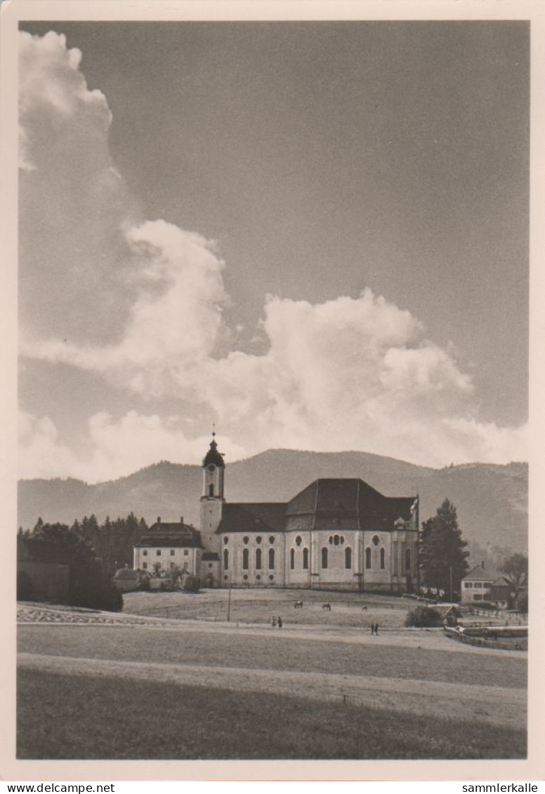 29318 - Steingaden-Wieskirche - Vom Walde Aus - Ca. 1955 - Weilheim