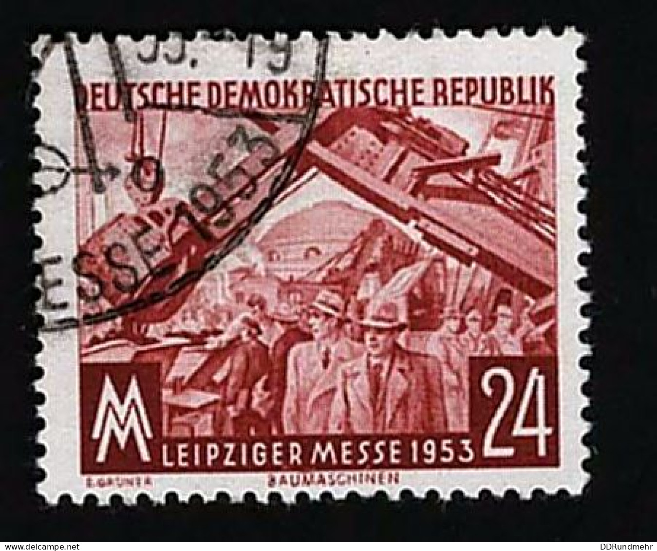 1953 Leipzig Michel DD 380XII Used - Used Stamps