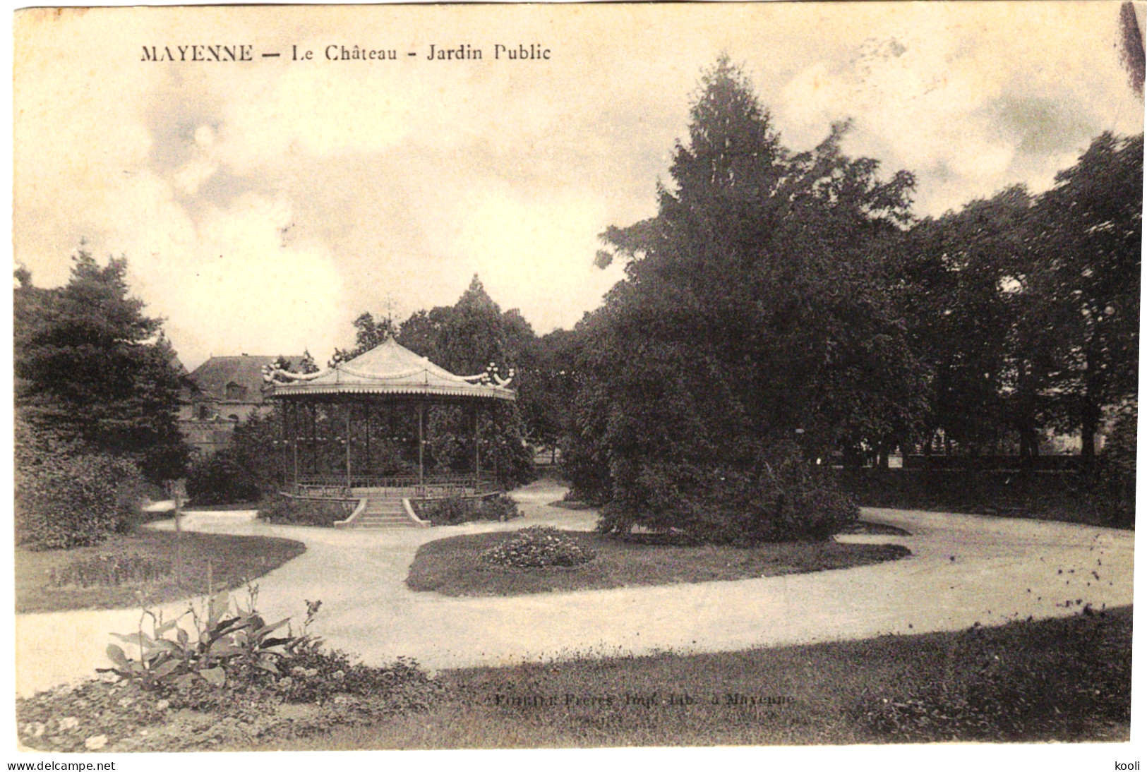 53 MAYENNE - Kiosque à Musiqie - Le Château - Jardin Public - Mayenne