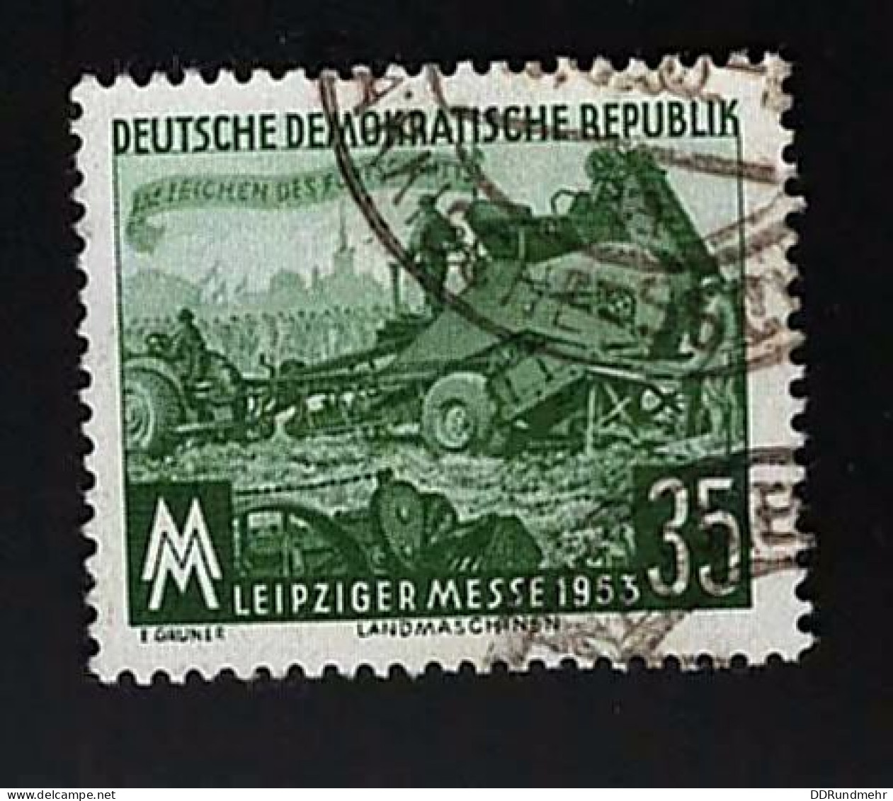 1953 Leipzig  Michel DD 381XI Stamp Number DD 173 Yvert Et Tellier DD 114 Stanley Gibbons DD E139 Used - Oblitérés
