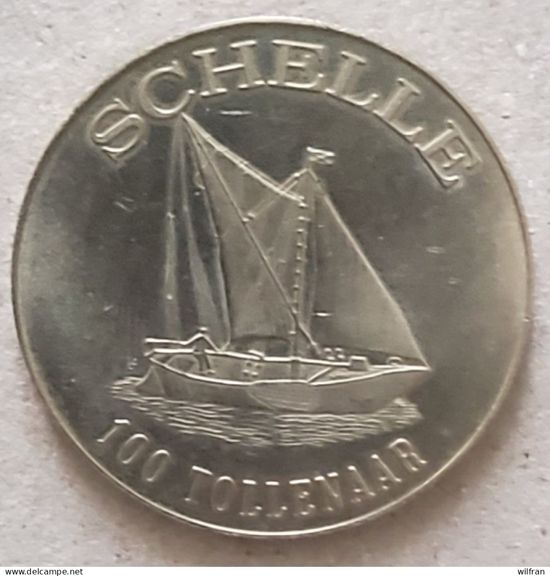 4627 Vz Schelle 100 Tollenaar - Kz Kasteel Ten Esche - Gemeindemünzmarken