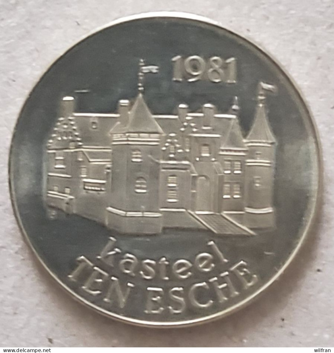 4627 Vz Schelle 100 Tollenaar - Kz Kasteel Ten Esche - Gemeentepenningen