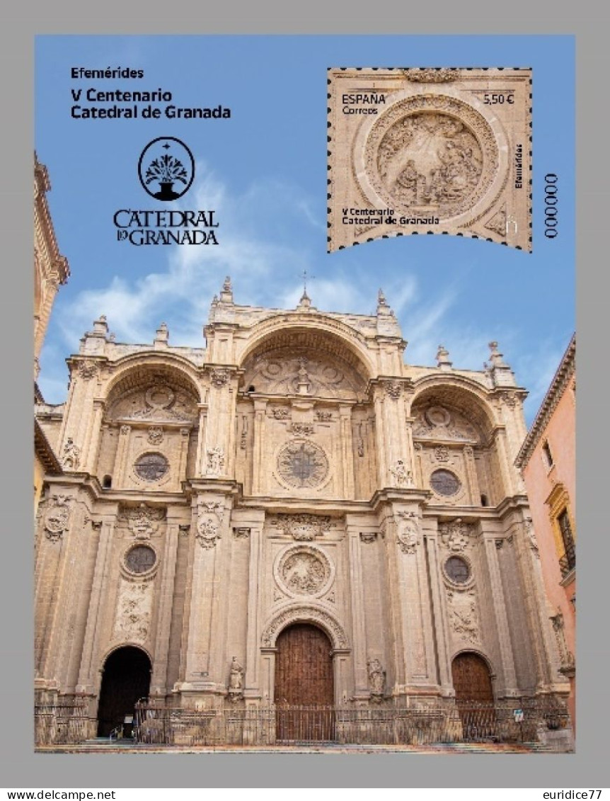 Spain 2024 - V Cent, Catedral De Granada Miniature Sheet Mnh** - Nuovi