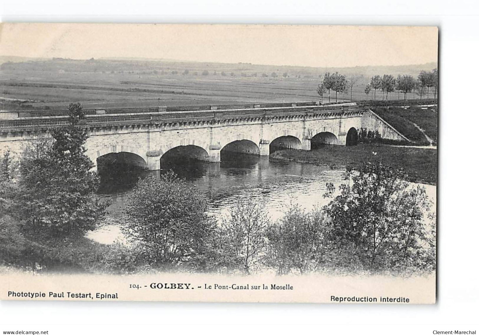 GOLBEY - Le Pont Canal Sur La Moselle - Très Bon état - Golbey