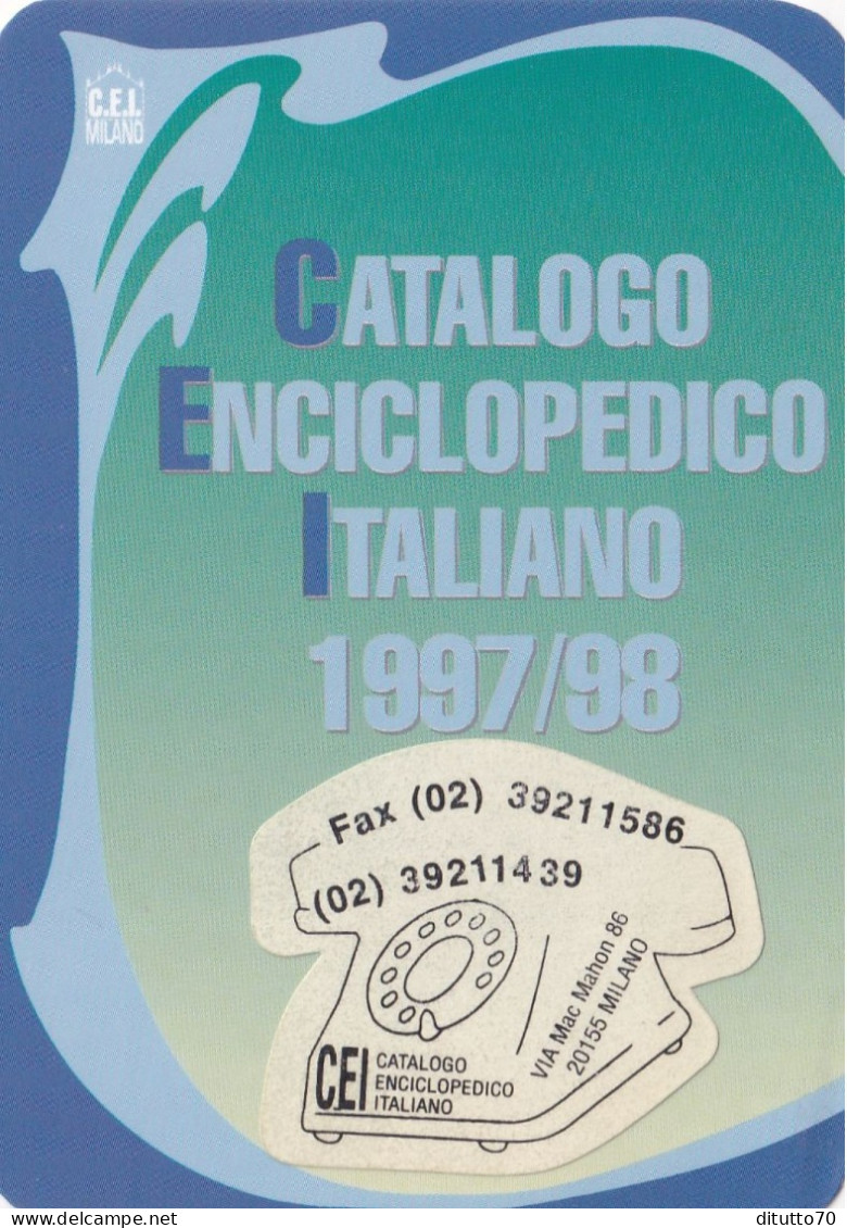 Calendarietto - Catalogo Enciclopedico  Italiano - Milano - Anno 1997 - Petit Format : 1991-00