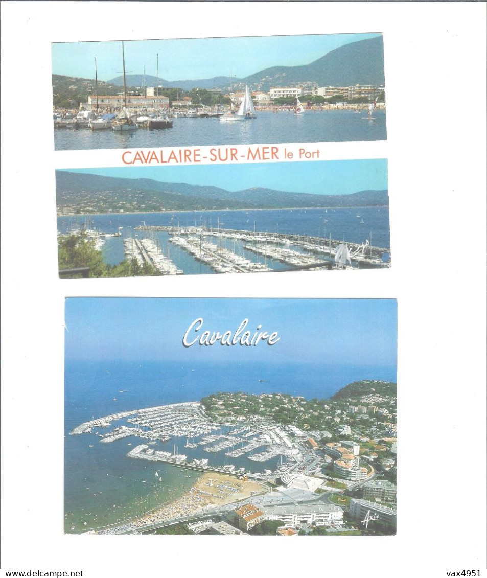 CAVALAIRE SUR MER  LOT DE 2 CARTES         ****       A  SAISIR  **** - Cavalaire-sur-Mer