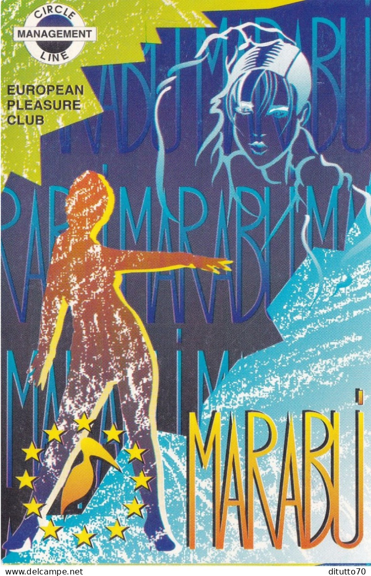 Calendarietto - European Pleasure Club - Marabu - Anno 1997 - Small : 1991-00