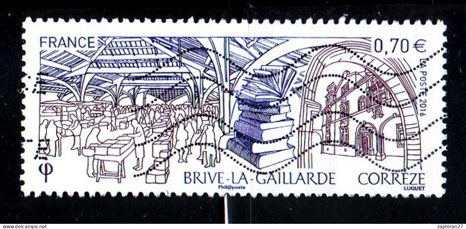 2016 N 5104 BRIVE LA GAILLARDE OBLITERE #234# - Gebruikt