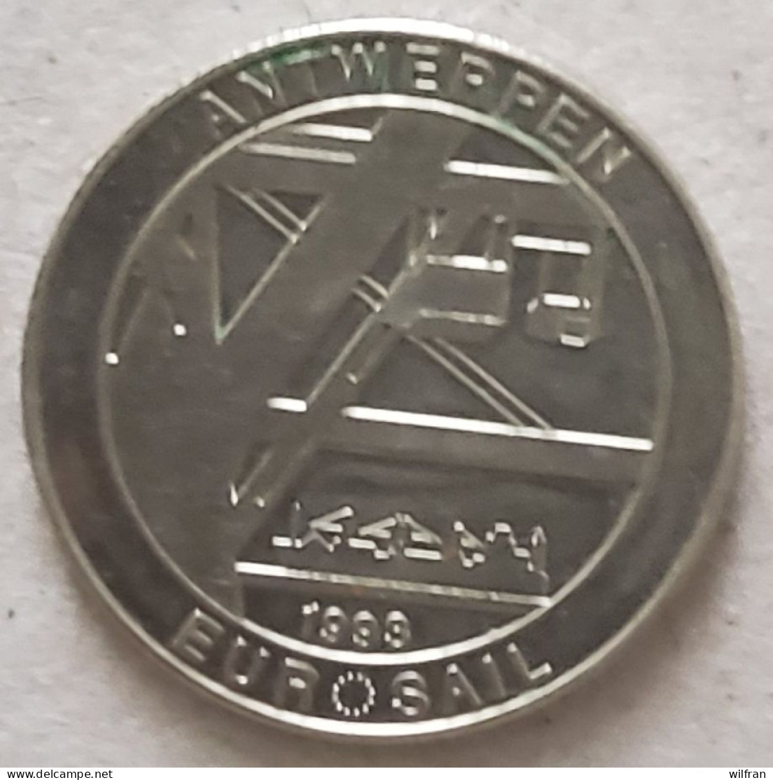 4629 Vz. Mercator - Kz. Antwerpen Eurosail 1993 - Tokens Of Communes