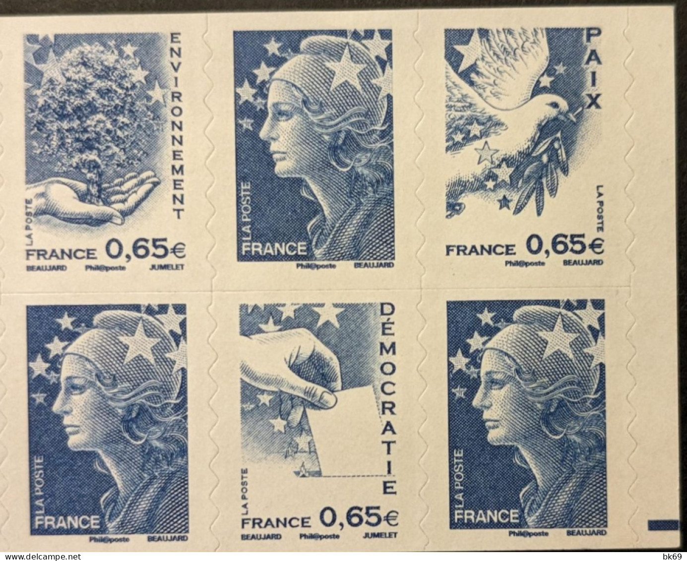 1517 RE Repère électronique Bleu Europe Carnet Mixte - Modern : 1959-...