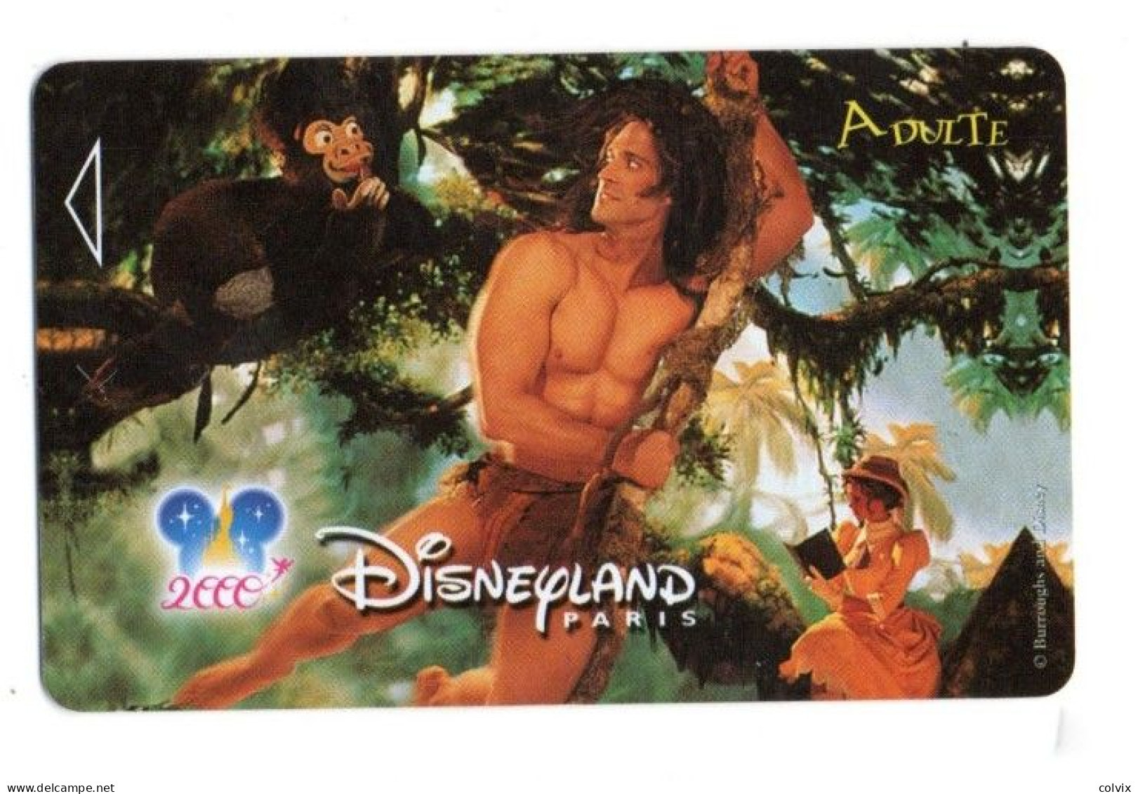 FRANCE PASSEPORT DISNEYLAND PARIS TARZAN - Disney