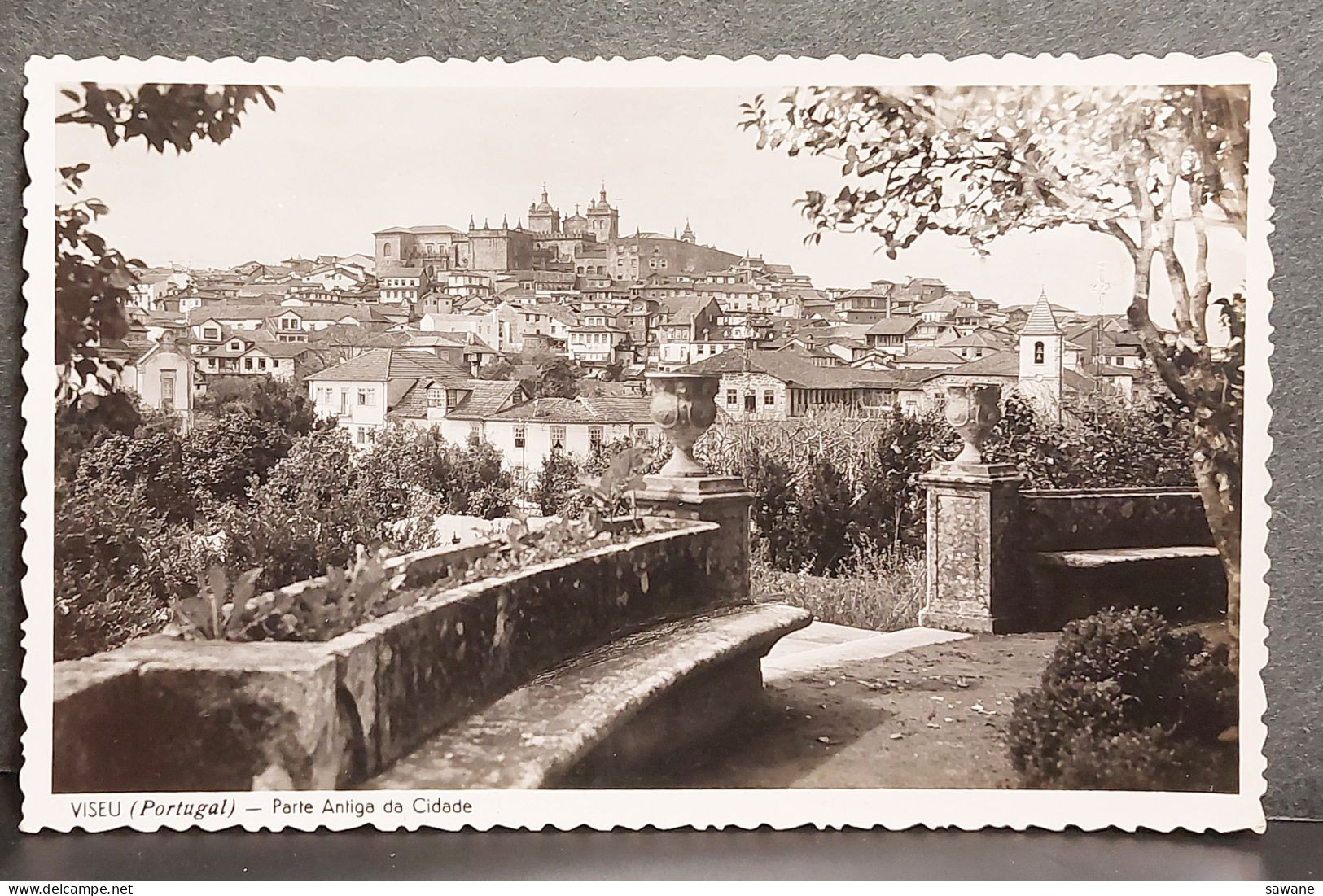 2 CARTES PORTUGAL , VISEU , SE CATEDRAL , PARTE ANTIGA DA CIDADE ,FOTO GERMANO ,  A60P - Viseu