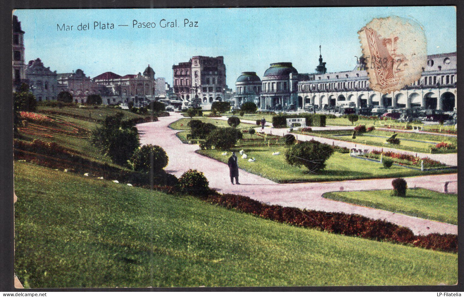 Argentina - 1938 - Mar Del Plata - Paseo Gral. Paz - Argentine