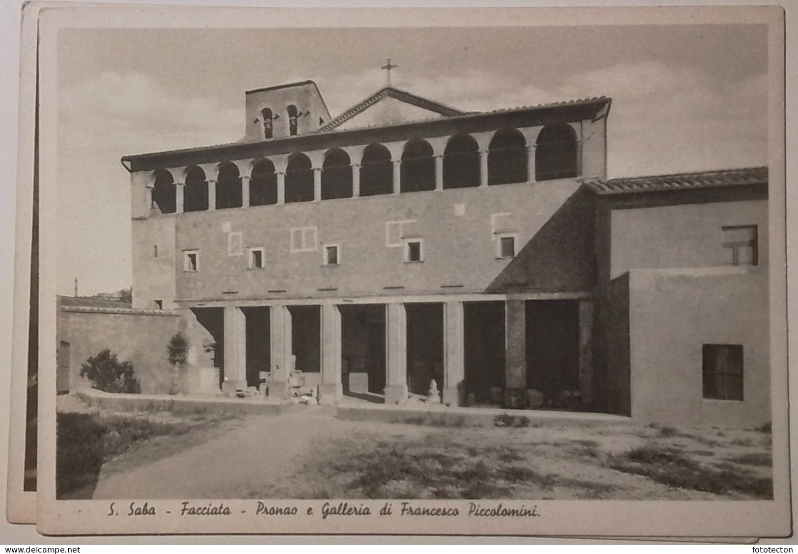 Roma - Piazza Bernini, S. Saba - Lotto 2 Cart - 1.Facciata 2.Sale Parrocchiali - Churches