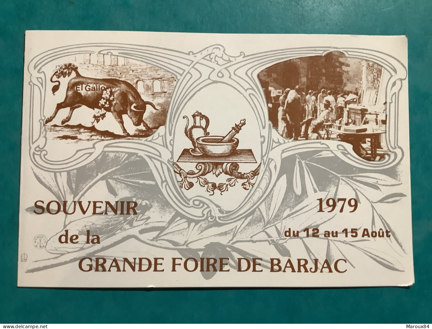 30 Carte Pub Souvenir De La Grande Foire De Barjac Du 12/15/août 1979 - Ohne Zuordnung