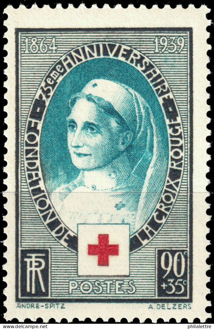 FRANCE - 1939 - 90c+35c Infirmière  - Yv.422 TB Neuf** (c.17€) - Neufs