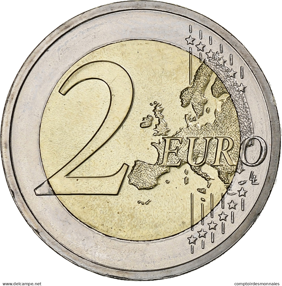 Luxembourg, 2 Euro, Grand-Duc Guillaume IV, 2012, Utrecht, SUP, Bimétallique - Luxemburg