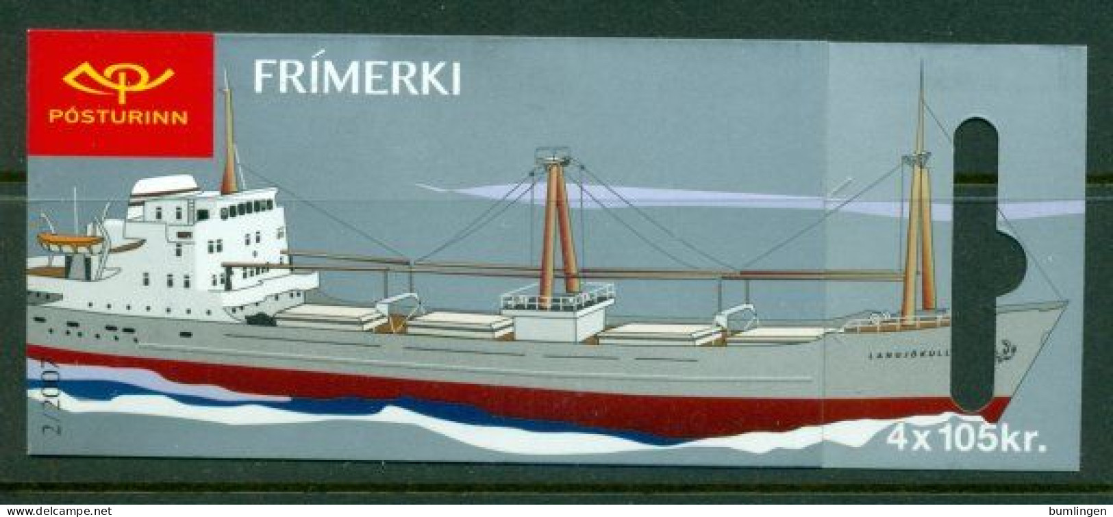 ICELAND 2007 Mi MH 26 Booklet** Cargo Ships [B645] - Bateaux