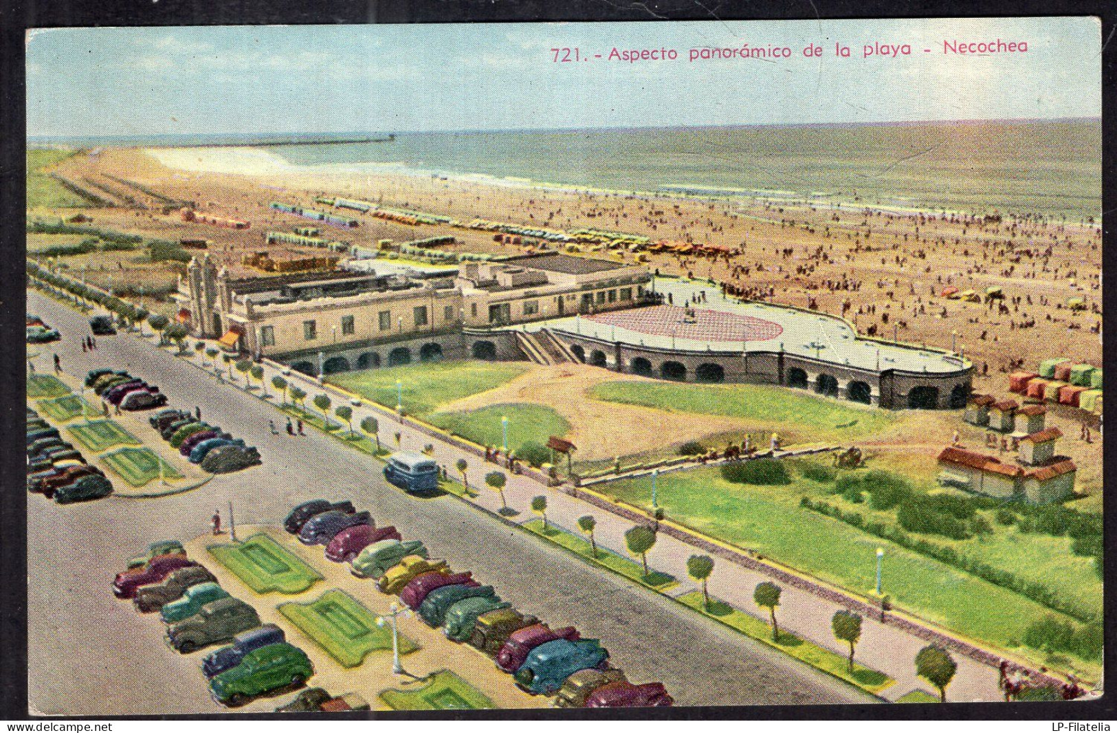 Argentina - 1951 - Necochea - Panoramica De La Playa - Argentine