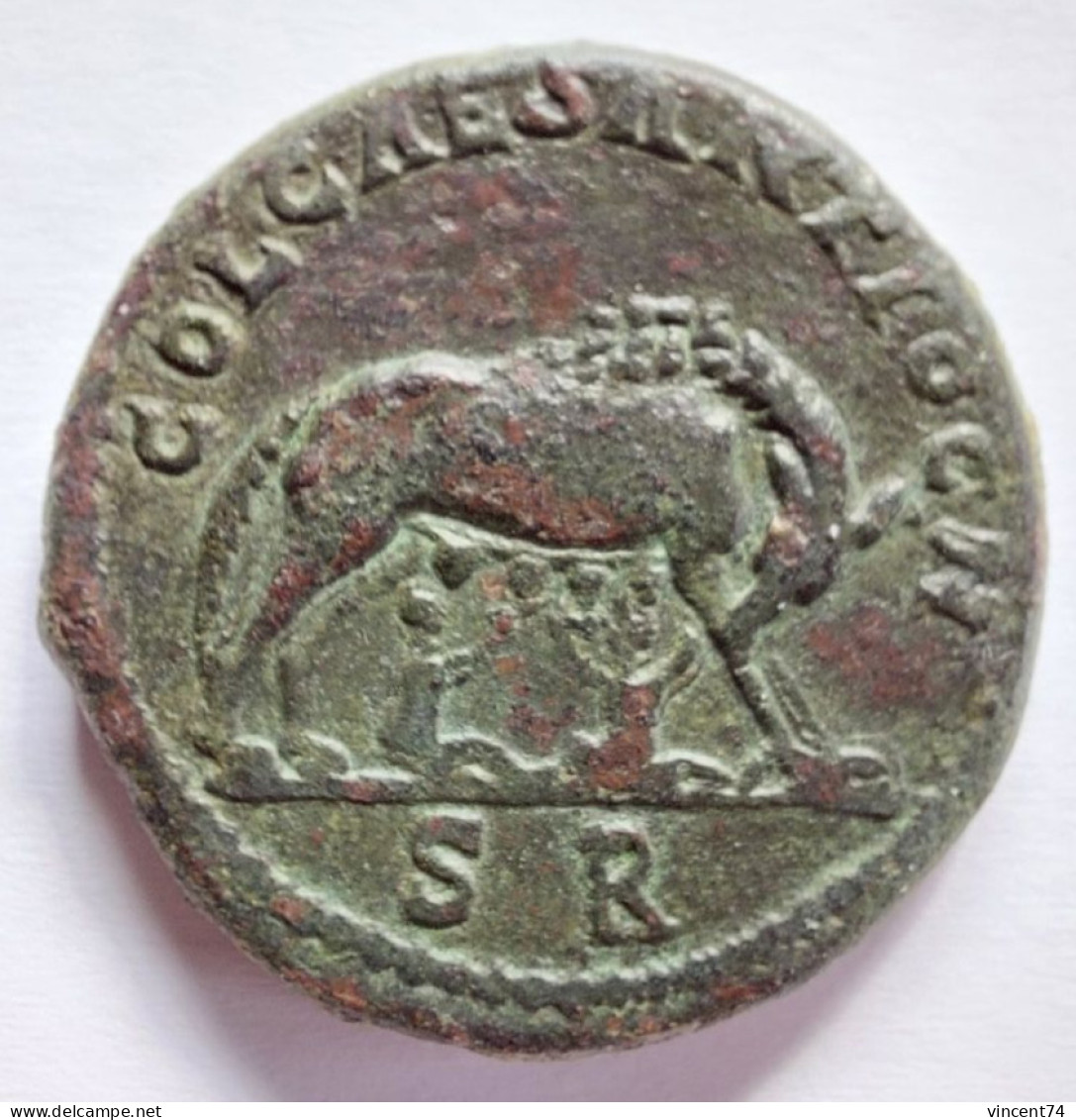 Caracalla - Pisidie (Antioche) - Grand Bronze TTB - Louve Allaitant Romulus Et Remus - Provinces Et Ateliers