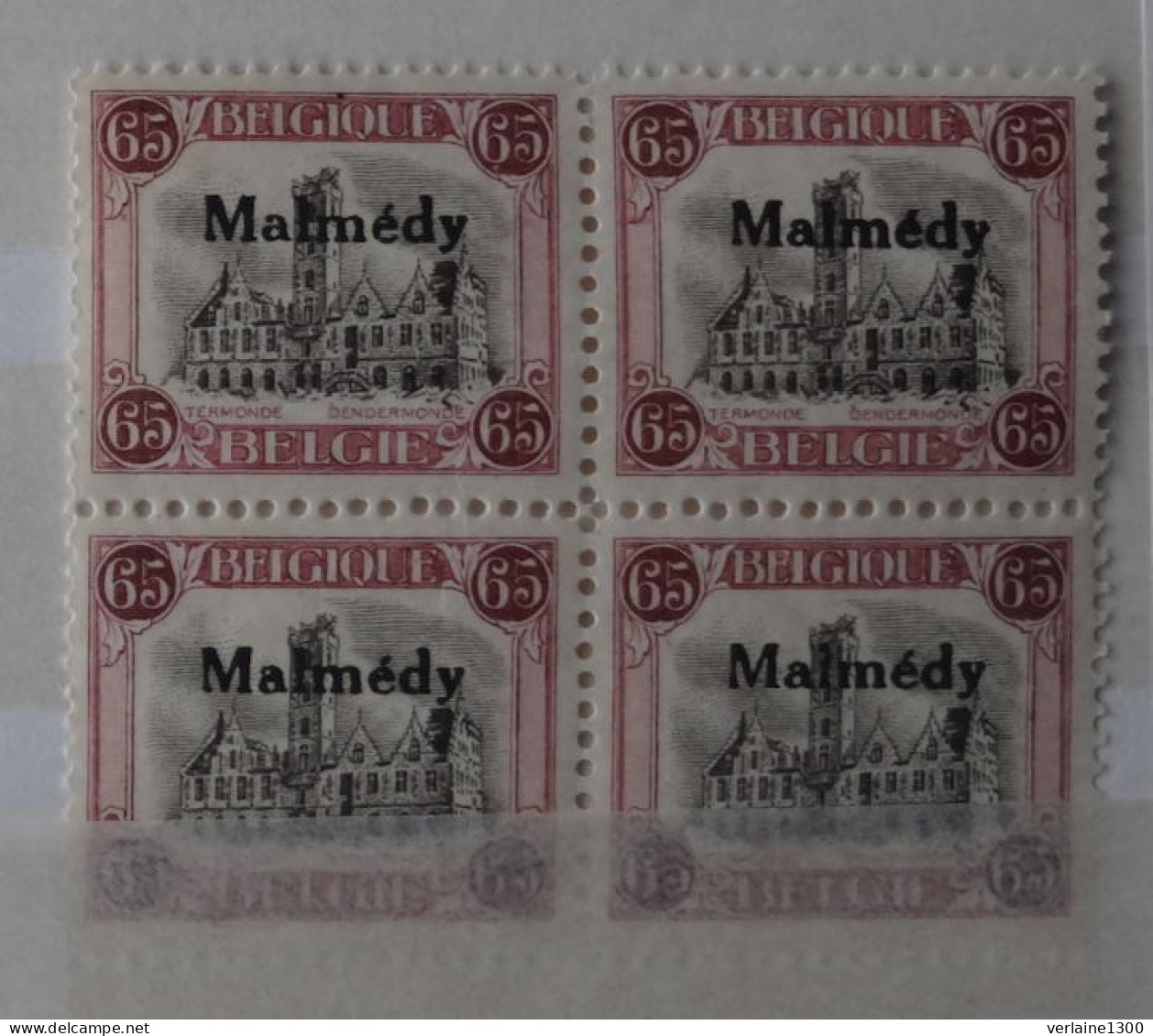 OC 74** En Bloc De 4 ( Malmedy ) - 1909-34