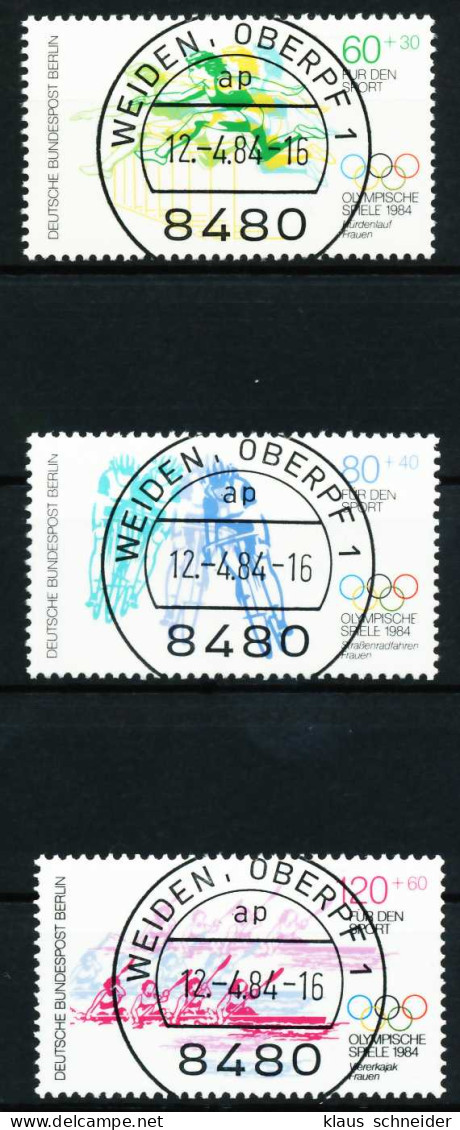 BERLIN 1984 Nr 716-718 Zentrisch Gestempelt X62E6B6 - Usati
