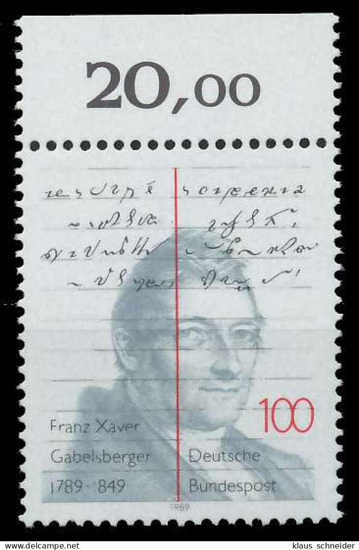 BRD 1989 Nr 1423 Postfrisch ORA X85AAE6 - Unused Stamps