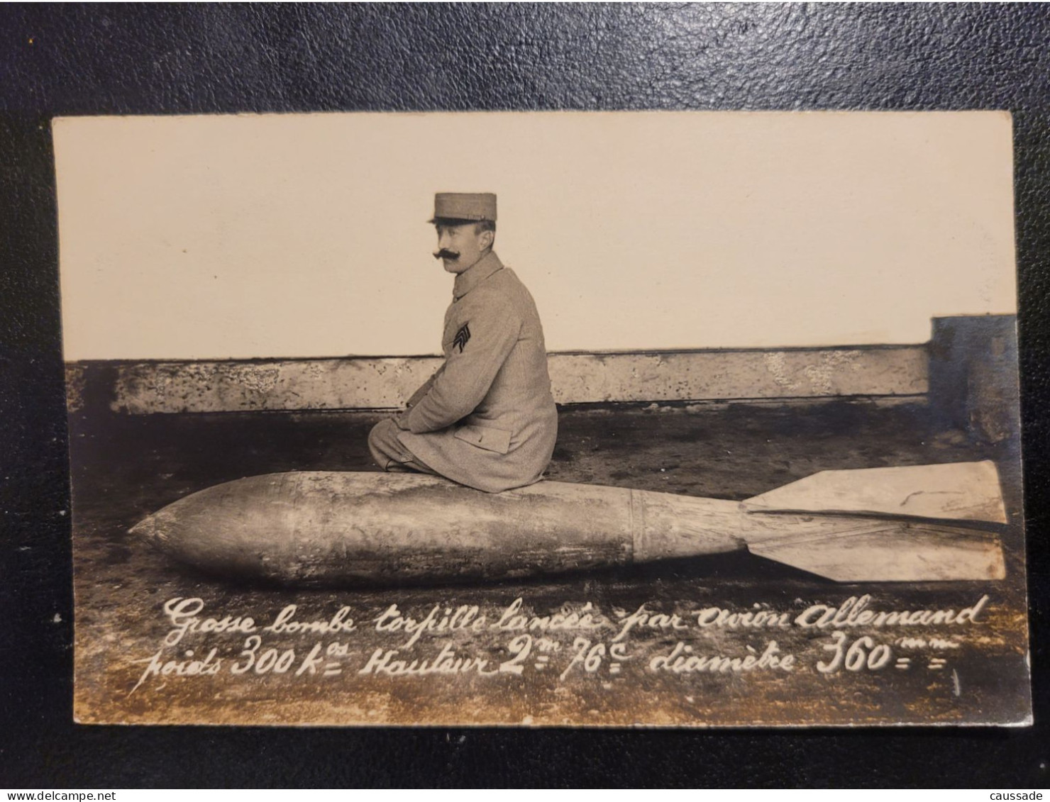 Grosse Bombe Torpille Lancée Par Avion Allemand - Cliché Peu Courant - Materiale