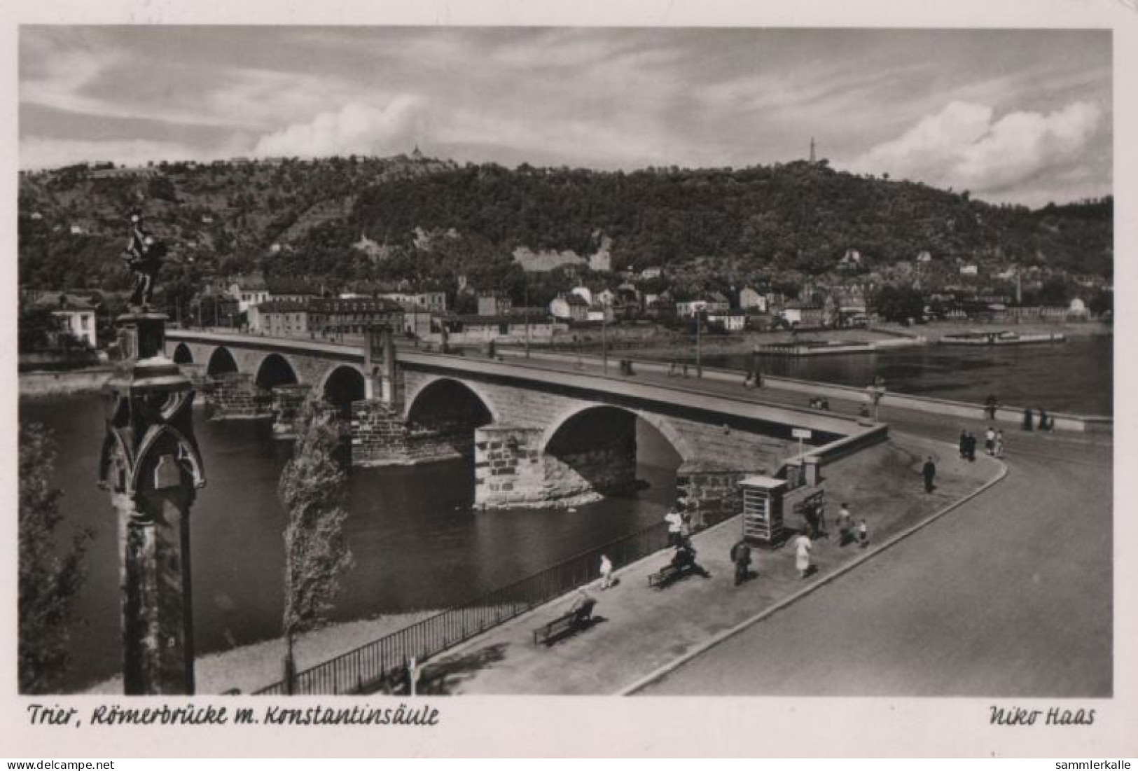 72134 - Trier - Römerbrücke Mit Konstantinsäule - 1954 - Trier