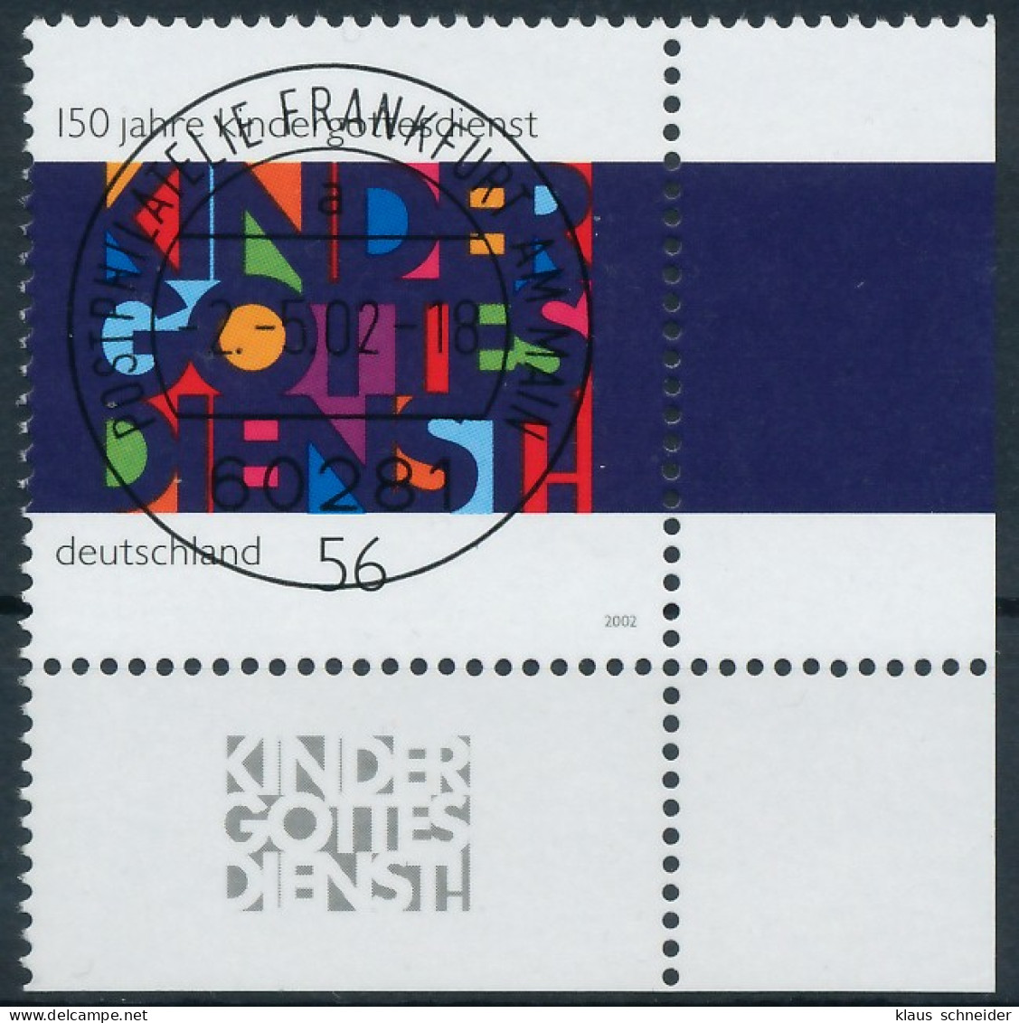 BRD BUND 2002 Nr 2256 Zentrisch Gestempelt ECKE-URE X3CD05A - Used Stamps