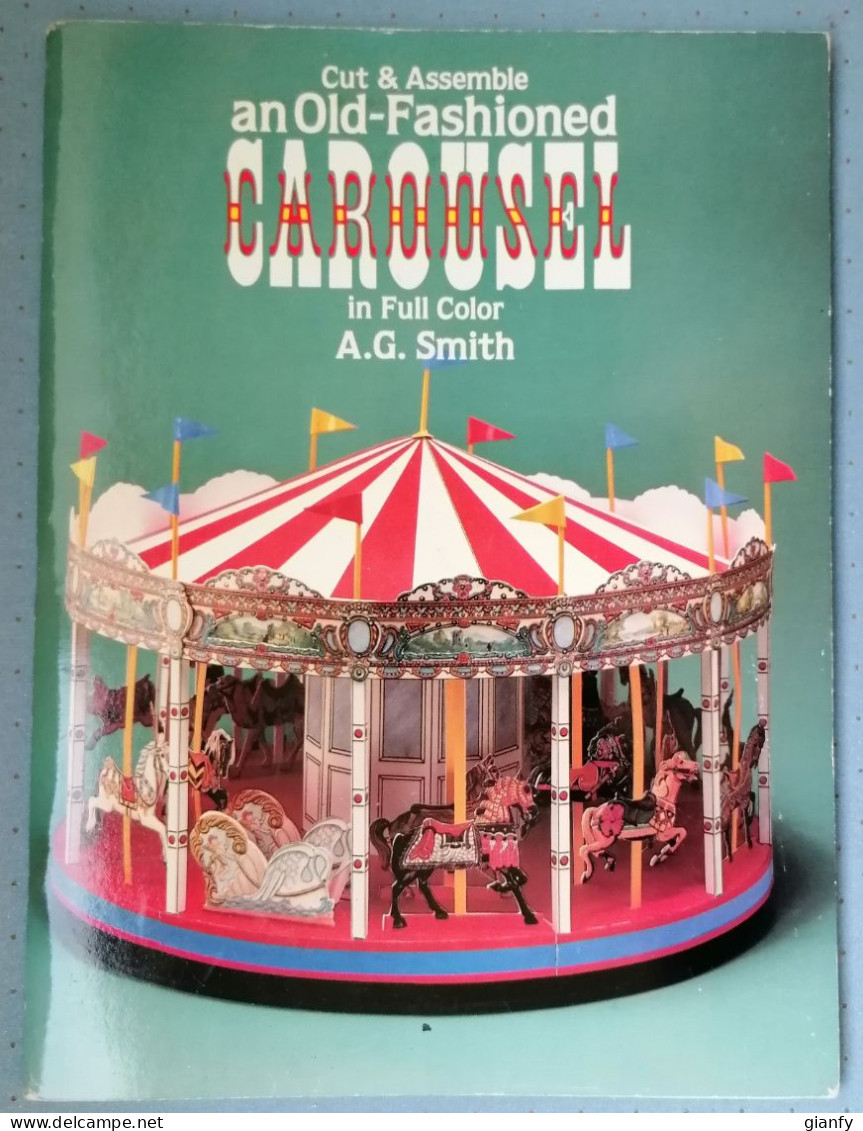 GIOSTRA DI CARTA DA RITAGLIARE CUT & ASSEMBLE CAROUSEL BY FULL COLOR A.G. SMITH - Autres & Non Classés