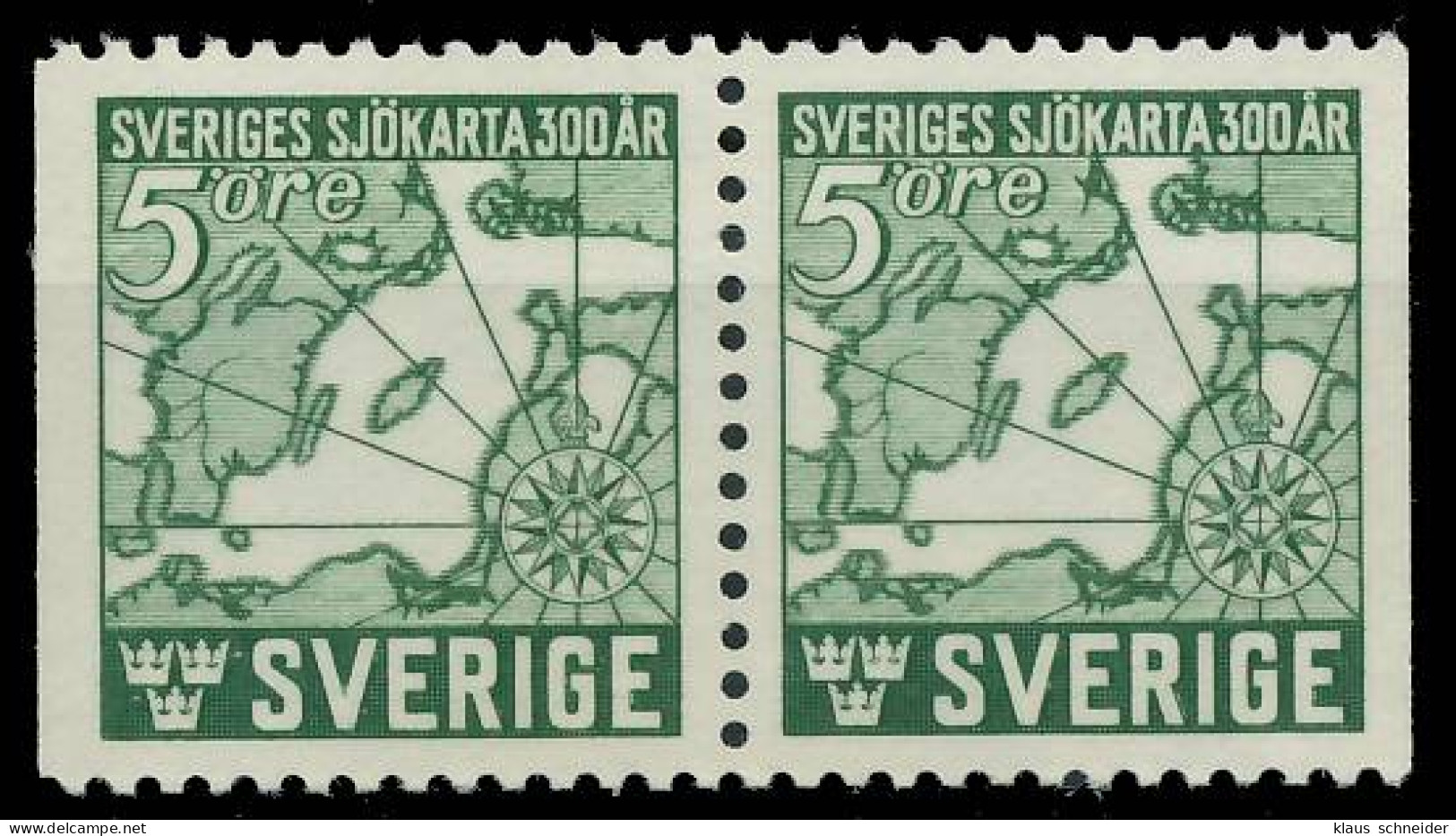 SCHWEDEN 1944 Nr 304Dl Dr Postfrisch WAAGR PAAR X57CCFA - Unused Stamps