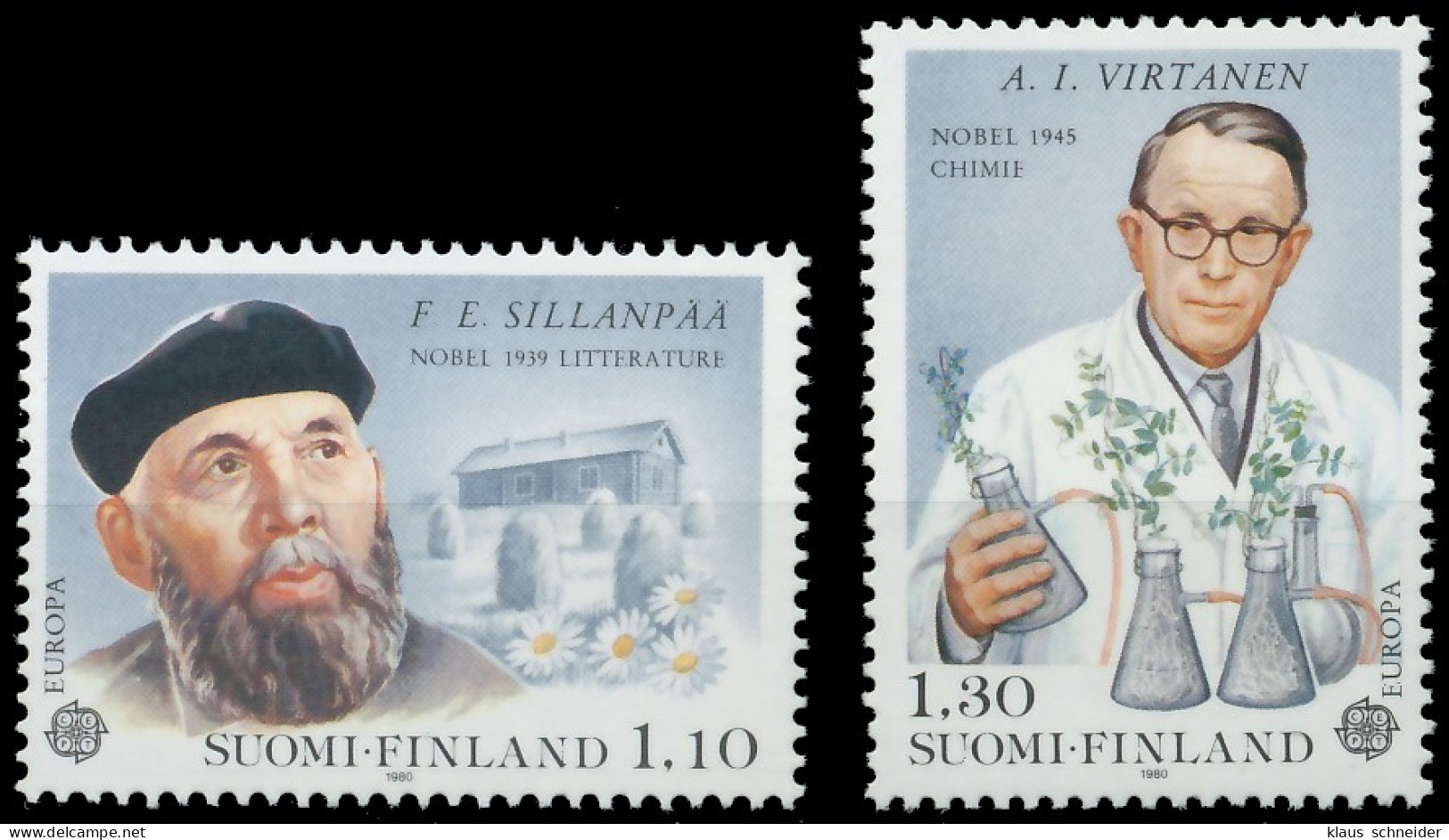 FINNLAND 1980 Nr 867-868 Postfrisch S1BA10A - Unused Stamps