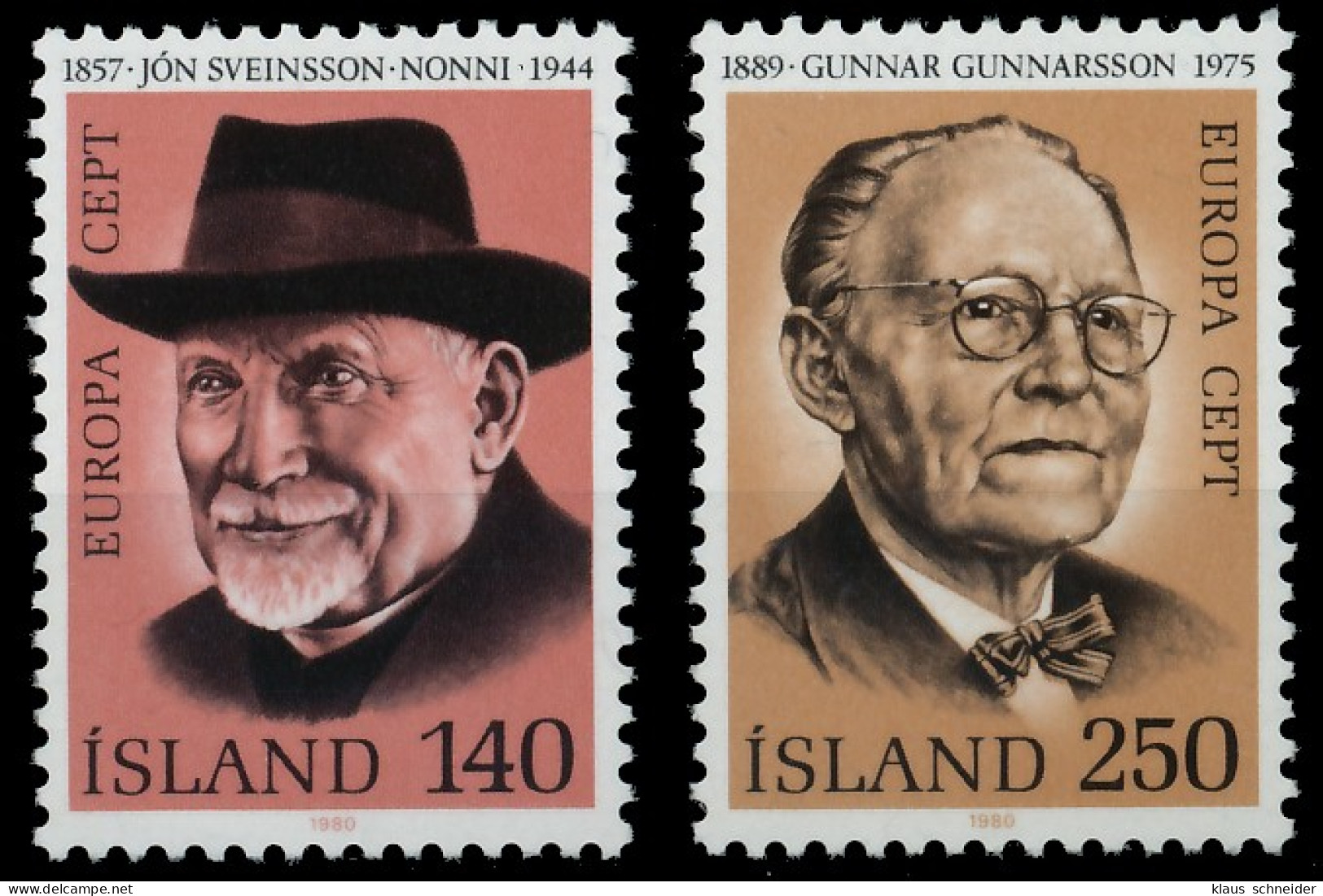 ISLAND 1980 Nr 552-553 Postfrisch S1C325A - Unused Stamps